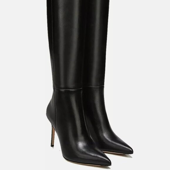 Veronica Beard Lisa 8 Black Boots FLAWS